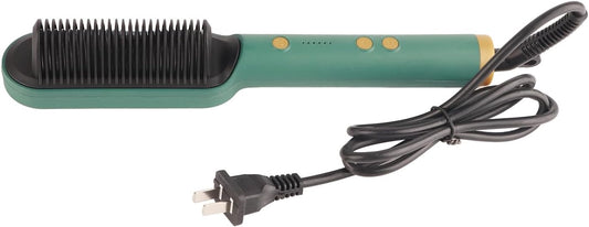 Electric Hair Straightening Brush and Curler