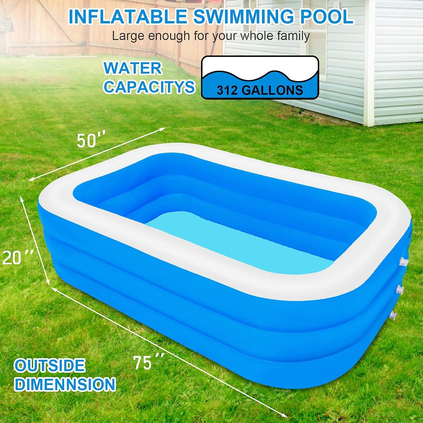 Home pool plus pump